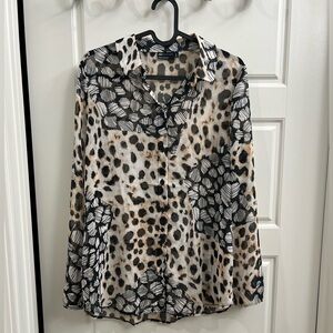 ASOS Animal Print Blouse